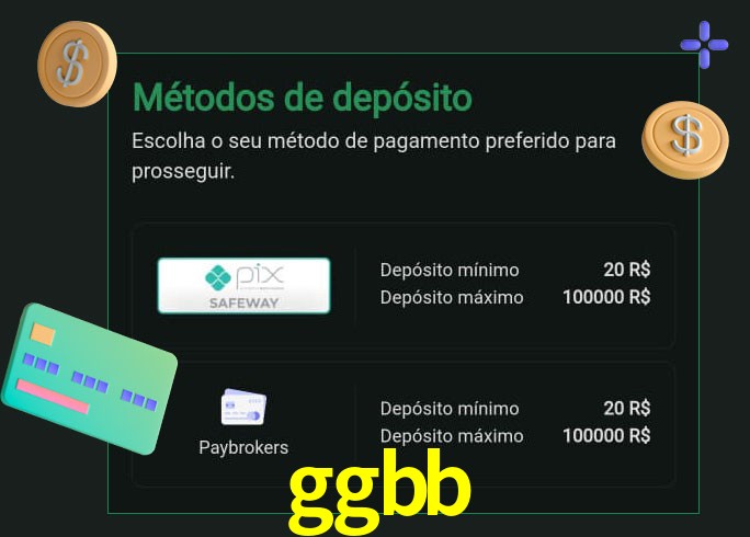 O cassino ggbb oferece uma grande variedade de métodos de pagamento
